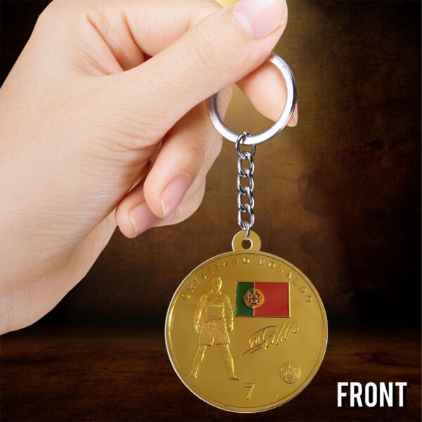 Portugal National Football Team x CR7 Custom Shape 2-sided Keychain - GNE NEW463