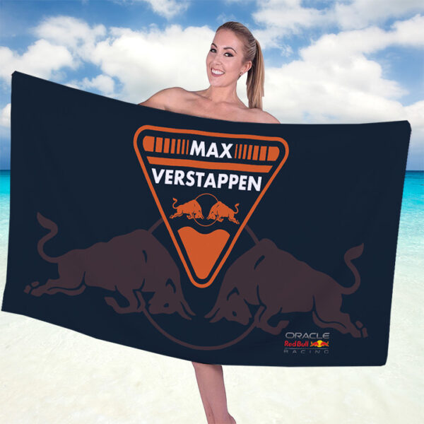 Red Bull Racing F1 Rectangle Beach Towel - TANTN 13328