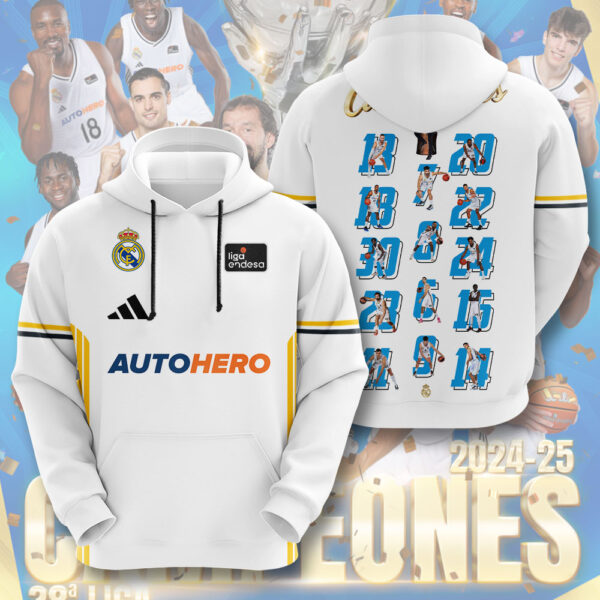Real Madrid Basketball 3D Apparel - GNE 3817