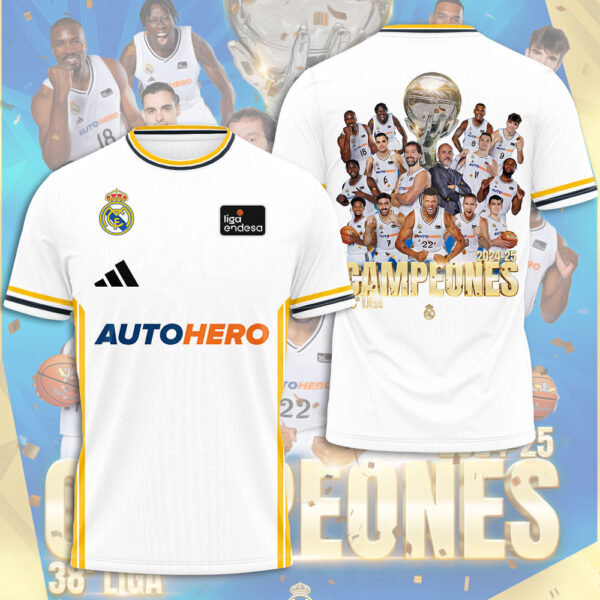 Real Madrid Basketball 3D Apparel - GNE 3816