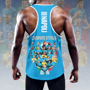 S.S.C. Napoli Y-Back Muscle Tank Top - HOATT 10974
