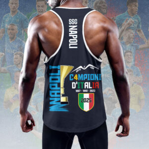 S.S.C. Napoli Y-Back Muscle Tank Top - HOATT 10977