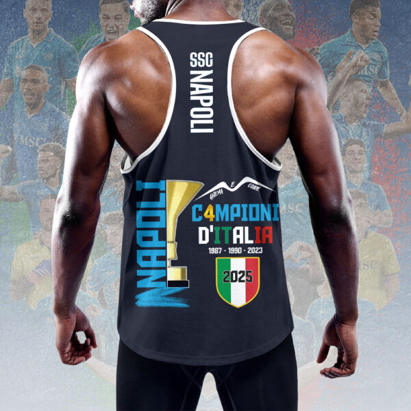S.S.C. Napoli Y-Back Muscle Tank Top - HOATT 10977