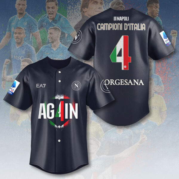 S.S.C. Napoli Baseball Jersey - HOATT 10976