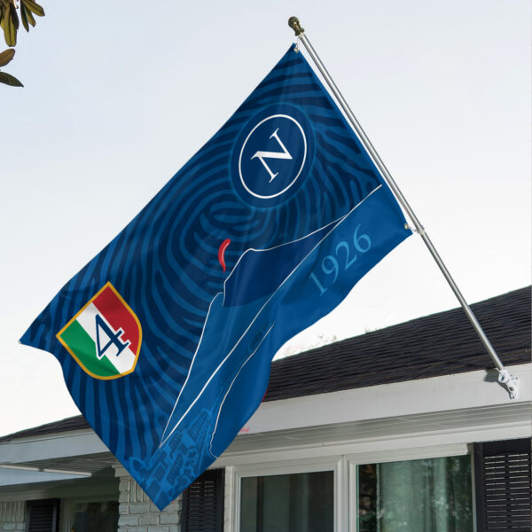 S.S.C. Napoli 3D House Flag - HOATT 11069