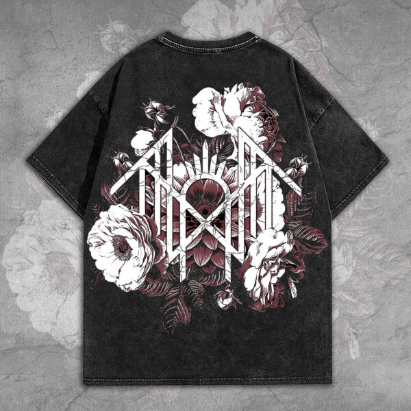 Sleep Token x Heavy Metal 2D Acid Washed Cotton Shirt - MEDIA 022