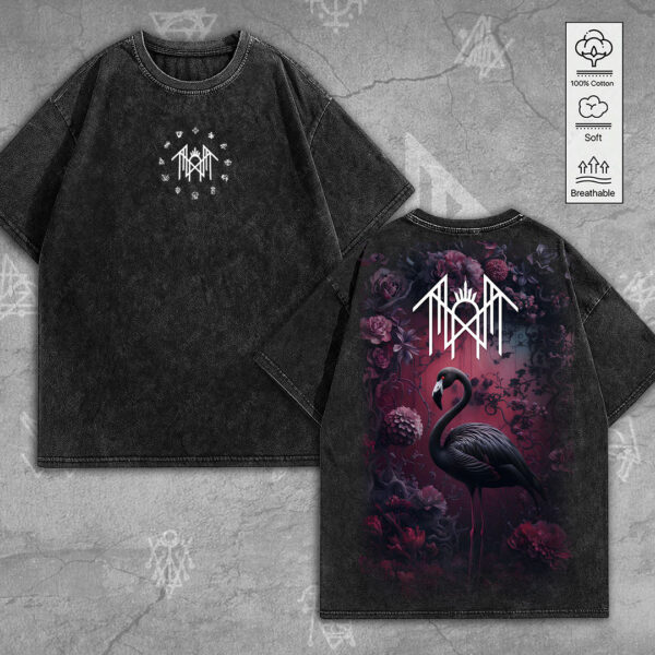 Sleep Token 2D Acid Washed Cotton Shirt - MEDIA 033