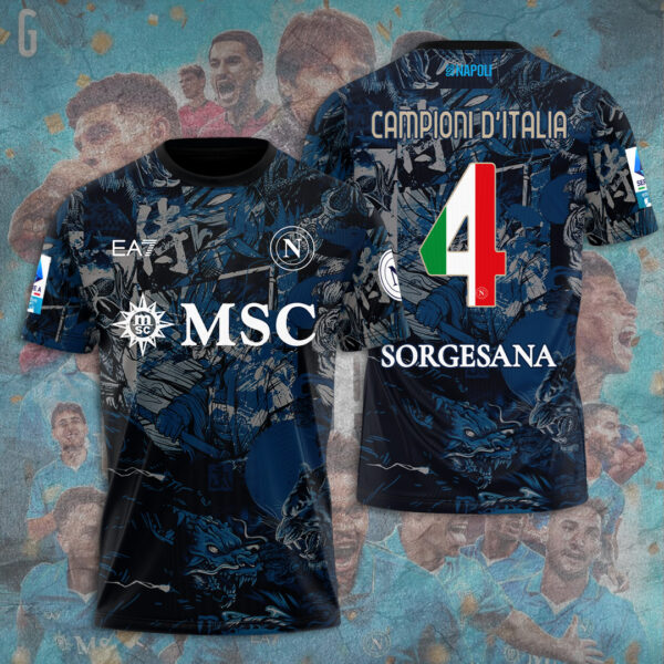 S.S.C. Napoli 3D Apparel - GNE 3615