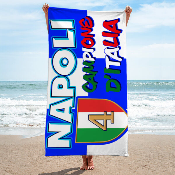 S.S.C. Napoli Rectangle Beach Towel - TANTN 13375