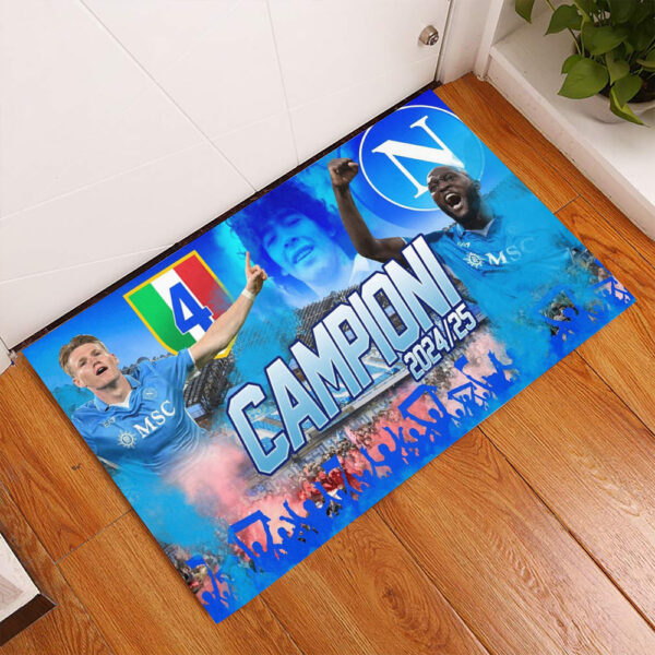 S.S.C. Napoli Foldable Doormat - GNE NEW422