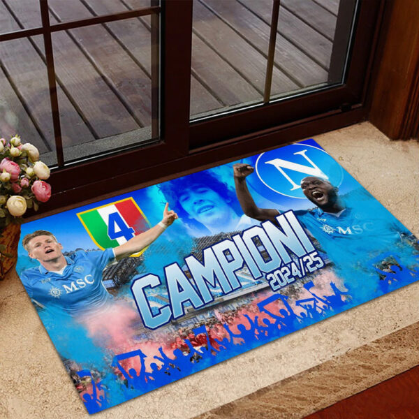 S.S.C. Napoli Foldable Doormat - GNE NEW422