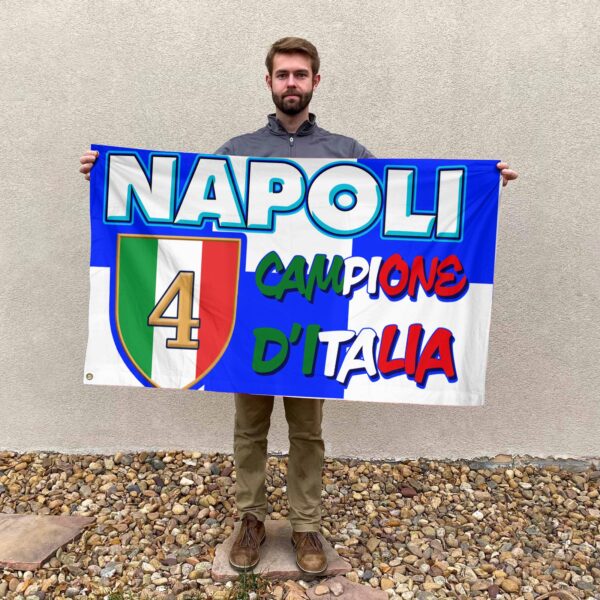 S.S.C. Napoli 3D House Flag - TANTN 13374