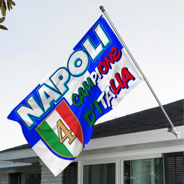 S.S.C. Napoli 3D House Flag - TANTN 13374