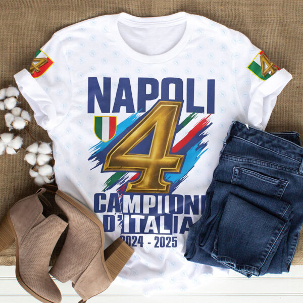 S.S.C. Napoli 3D T-Shirt - GNE NEW448