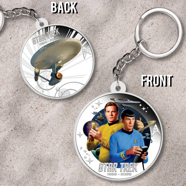 Star Trek Custom Shape 2-sided Keychain - HOATT 11340