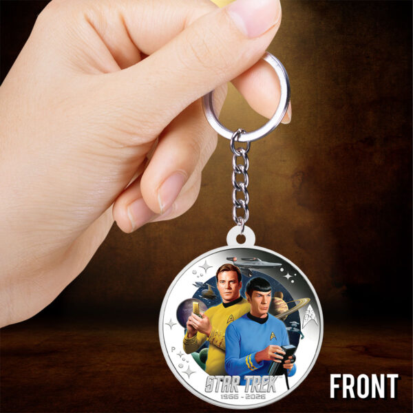 Star Trek Custom Shape 2-sided Keychain - HOATT 11340