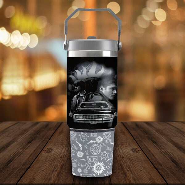 Supernatural Flip Straw 30oz Tumbler - TANTN 13413
