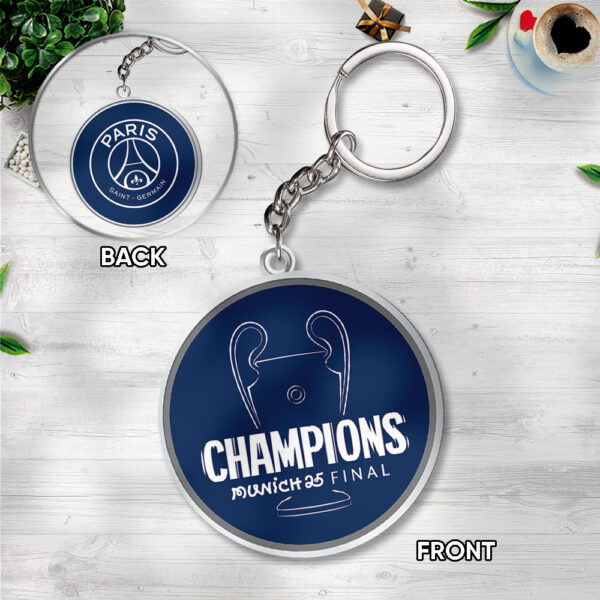 Paris Saint-Germain Custom Shape 2-sided Keychain - TANTN 13261