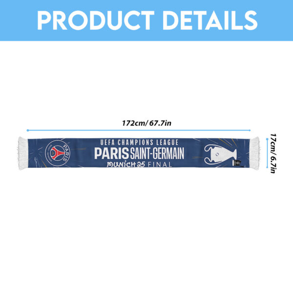 Paris Saint-Germain Ruffneck Soccer Scarf - TANTN 13274