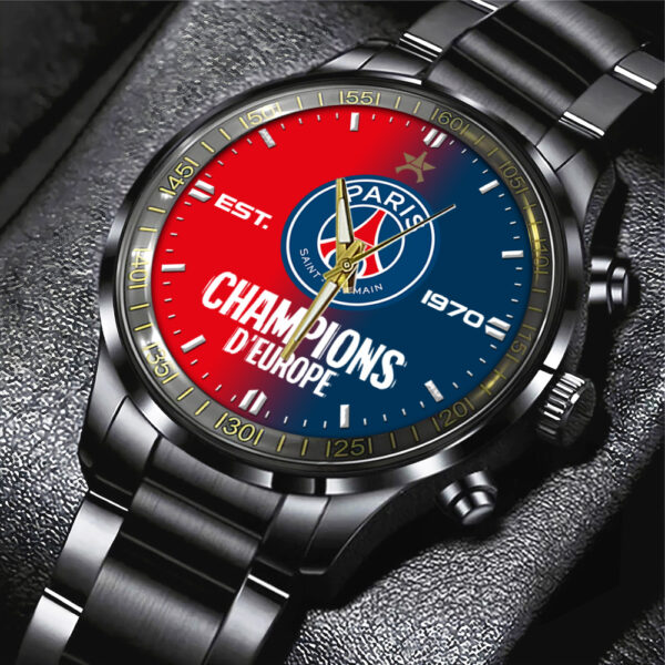 Paris Saint-Germain Black Stainless Steel Watch - TANTN 13281