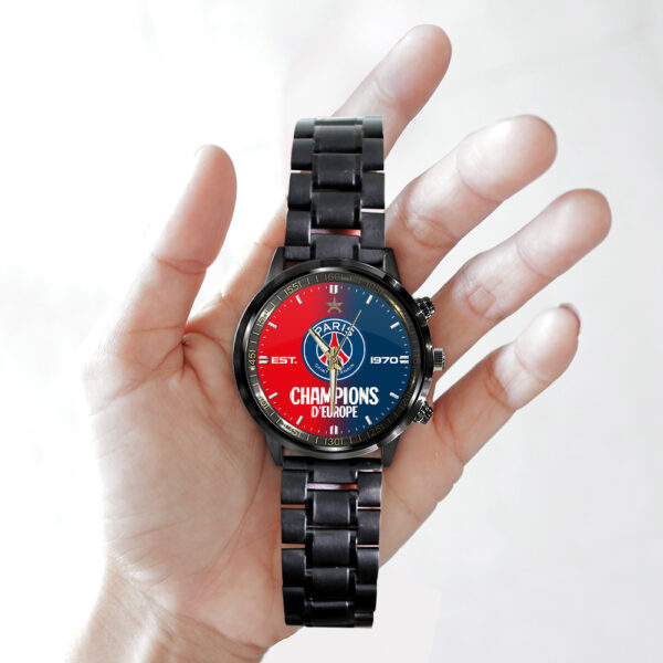 Paris Saint-Germain Black Stainless Steel Watch - TANTN 13281