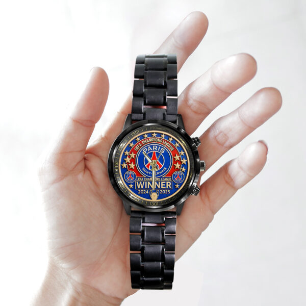 Paris Saint-Germain Black Stainless Steel Watch - TANTN 13290
