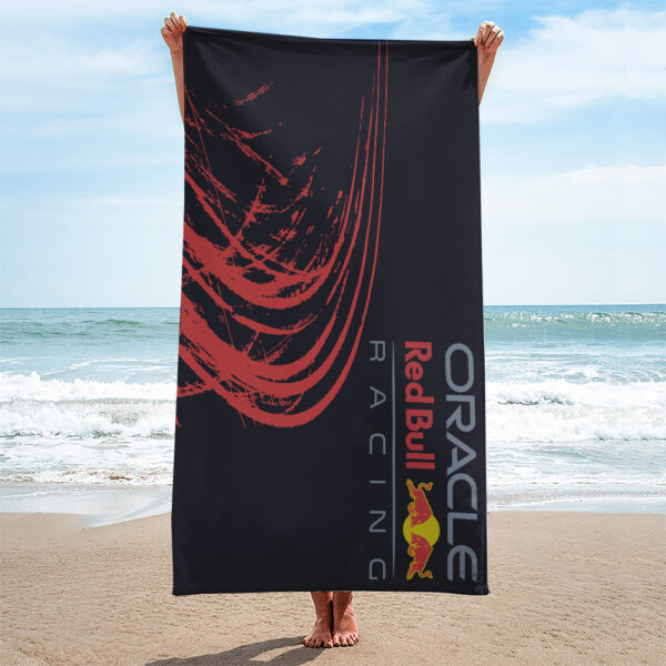 Red Bull Racing F1 Rectangle Beach Towel - TANTN 13331