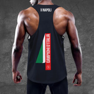 S.S.C. Napoli Y-Back Muscle Tank Top - TANTN 13335