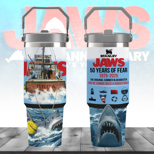 Jaws Flip Straw 30oz Tumbler - TANTN 13412