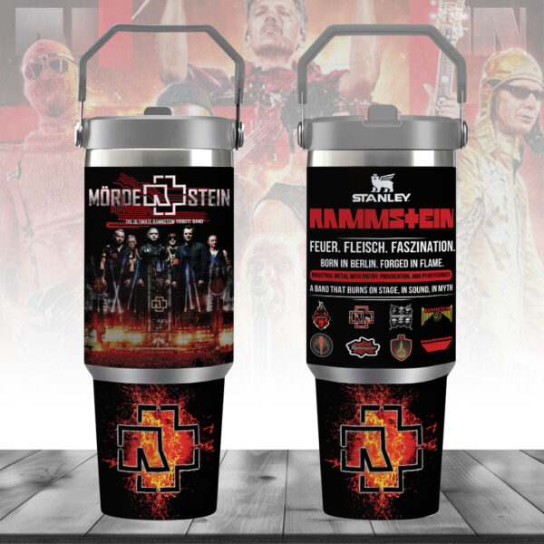 Rammstein Flip Straw 30oz Tumbler - TANTN 13415