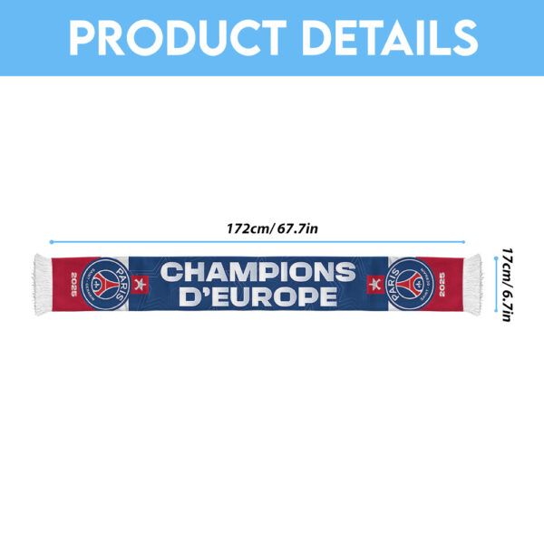 Paris Saint-Germain Ruffneck Soccer Scarf - TANTN 13539