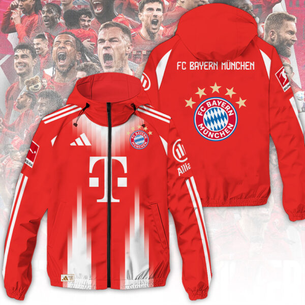 FC Bayern München 3D Windbreaker Jacket - TANTN 13541