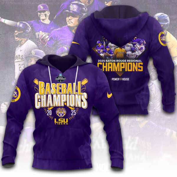 LSU Tigers Baseball 3D Apparel - TANTN 13568