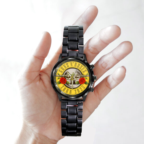 Guns N' Roses Black Stainless Steel Watch - TANTN 13710