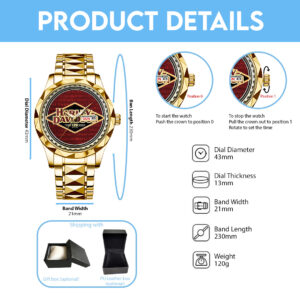 Harley Davidson Alloy Luxury Quartz Watch - TANTN 13777