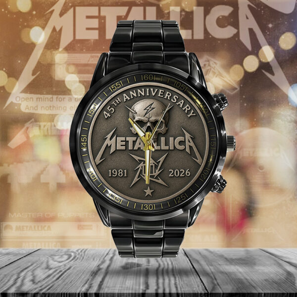 MET Band Black Stainless Steel Watch - TANTN 13815
