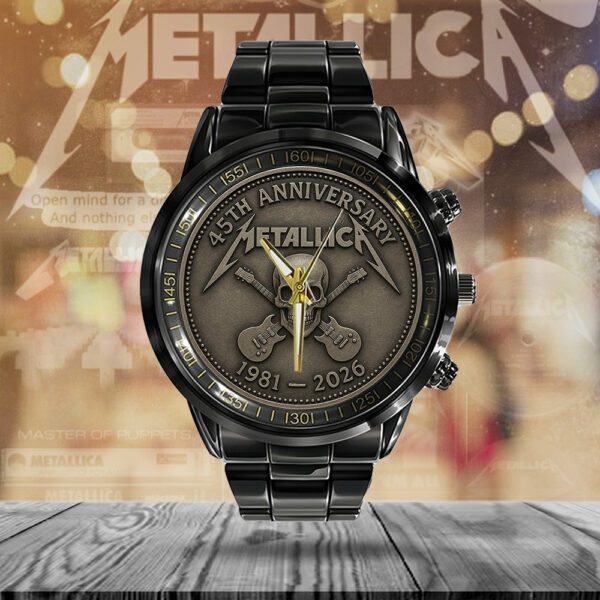 MET Band Black Stainless Steel Watch - TANTN 13816