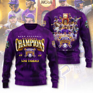LSU Tigers Baseball 3D Apparel - TANTN 13826
