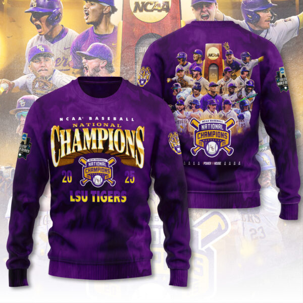 LSU Tigers Baseball 3D Apparel - TANTN 13826