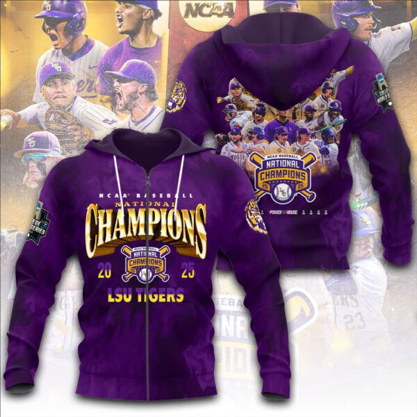 LSU Tigers Baseball 3D Apparel - TANTN 13826