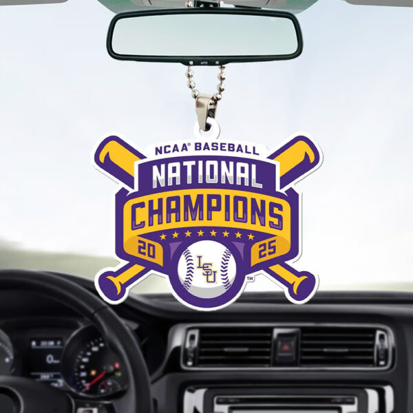LSU Tigers Baseball Custom shape 2-sided Acrylic Car Ornament - TANTN 13827