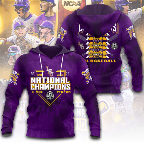 LSU Tigers Baseball 3D Apparel - TANTN 13851