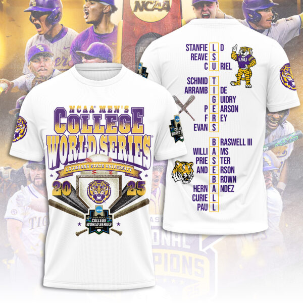 LSU Tigers Baseball 3D Apparel - TANTN 13865