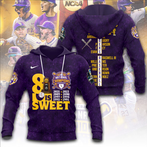 LSU Tigers Baseball 3D Apparel - TANTN 13866
