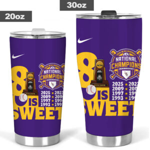 LSU Tigers Baseball Tumbler Cup - TANTN 13867