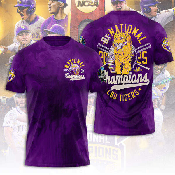 LSU Tigers Baseball 3D Apparel - TANTN 13876