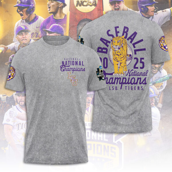 LSU Tigers Baseball 3D Apparel - TANTN 13883