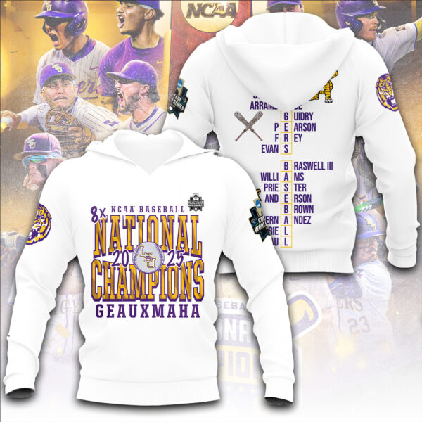 LSU Tigers Baseball 3D Apparel - TANTN 13884