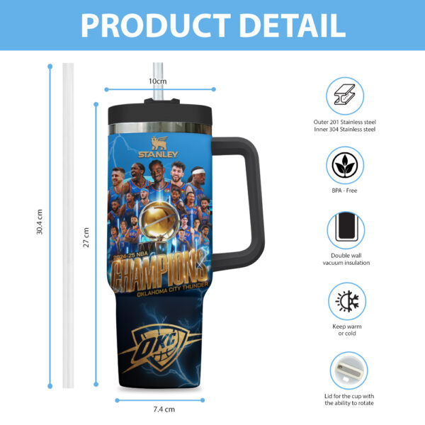 Oklahoma City Thundery 40oz Stanley Tumbler - TANTN 13914