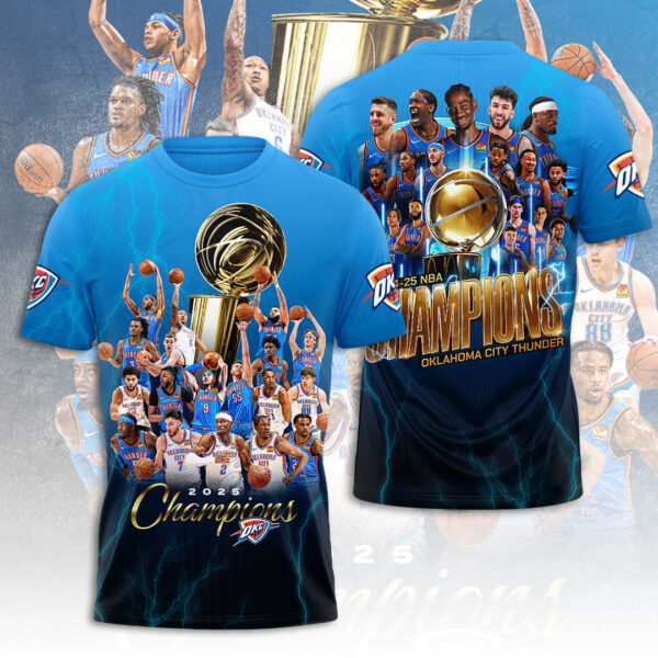 Oklahoma City Thunder 3D Apparel - TANTN 13915